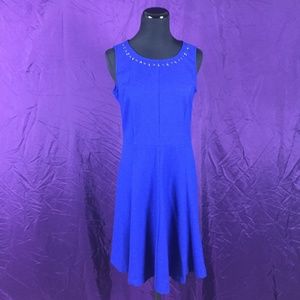 Beautiful Royal Blue New York & Company Midi Dress